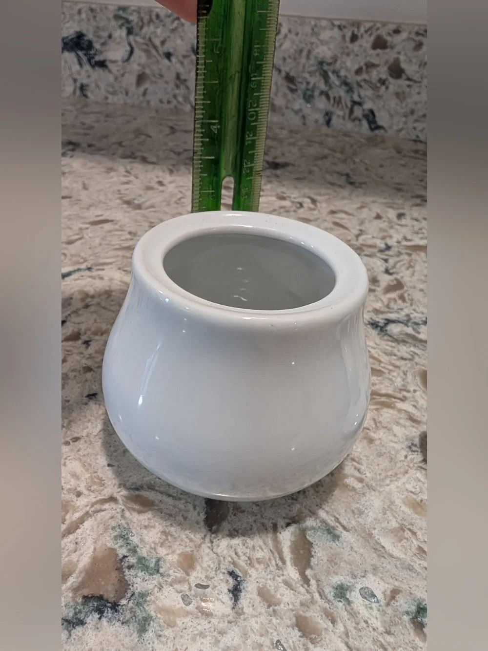 Basic White Ceramic Creamer and Sugar Bowl Set